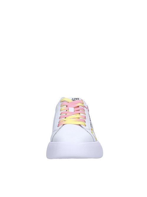 Sandali in pelle LOVE MOSCHINO | JA15024G1IIDC10ABIANCO-MULTICOLOR